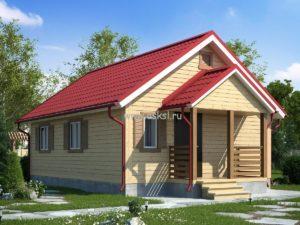 Каркасный дом ОДК 6х8 К