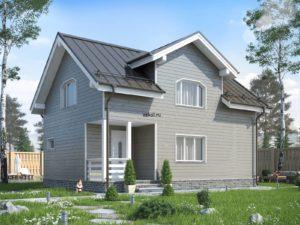 Фото каркасного дома ДДК 6,5х9 т