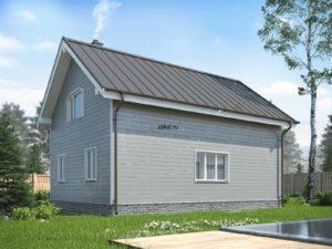 Фото каркасного дома ДДК 6,5х9 т