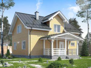 Фото каркасного дома ДДК 7х9 ТК