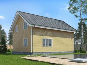 Фото каркасного дома ДДК 7х9 ТК