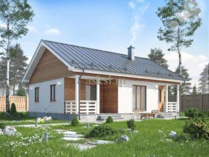 Фото каркасного дома ОДК 9х11 к