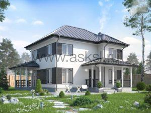 Каркасный дом 9х9 проект ОДК фото фасада снаружи